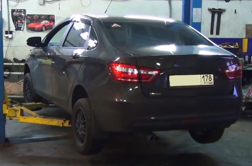 Установка деталей «Точка Опоры» в подвеску «Lada Vesta»