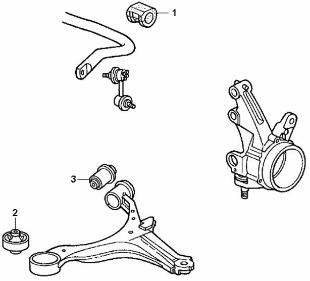 Схема подвески хонда цивик 5д